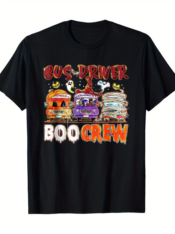 bus driver boo life halloween t shirt