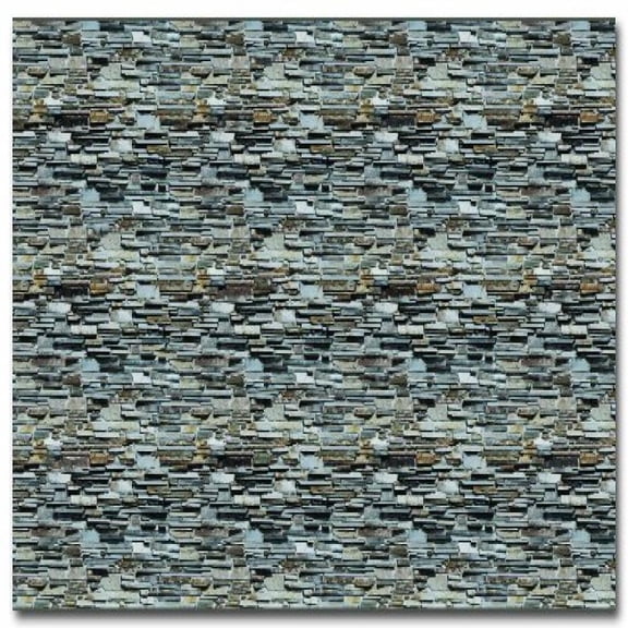 HO Scale Wall card layered stone