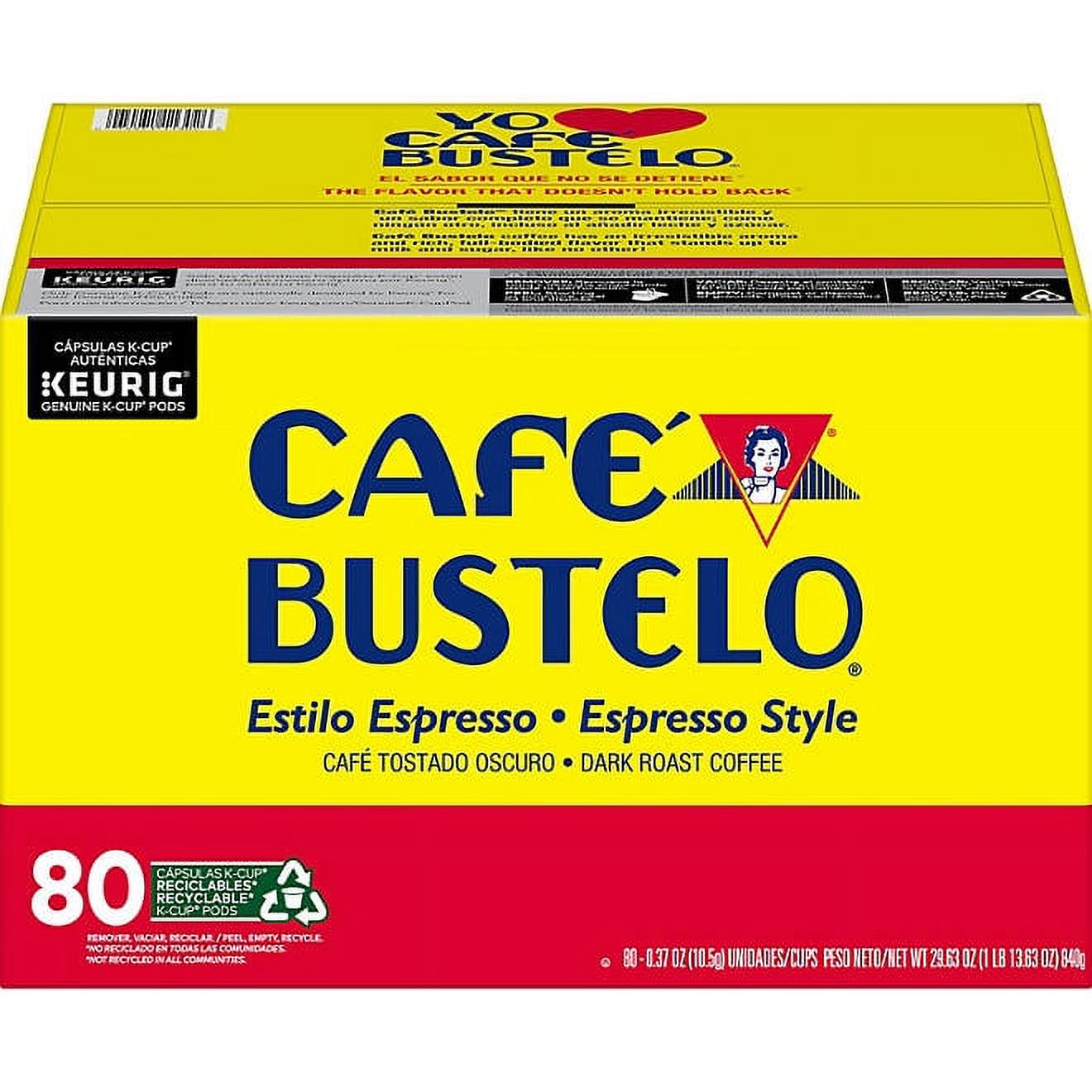 bustelo kcups 80 ct espresso style