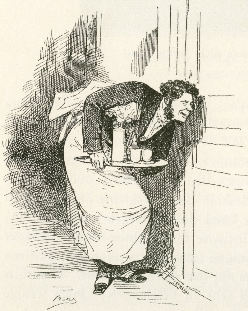 What the butler saw A waiter spying through a keyhole From Illustrierte Sittengeschichte vom Mittelalter bis zur Gegenwart by Eduard Fuchs published 1909 Canvas Art - Ken Welsh Design Pics (24 x 30)