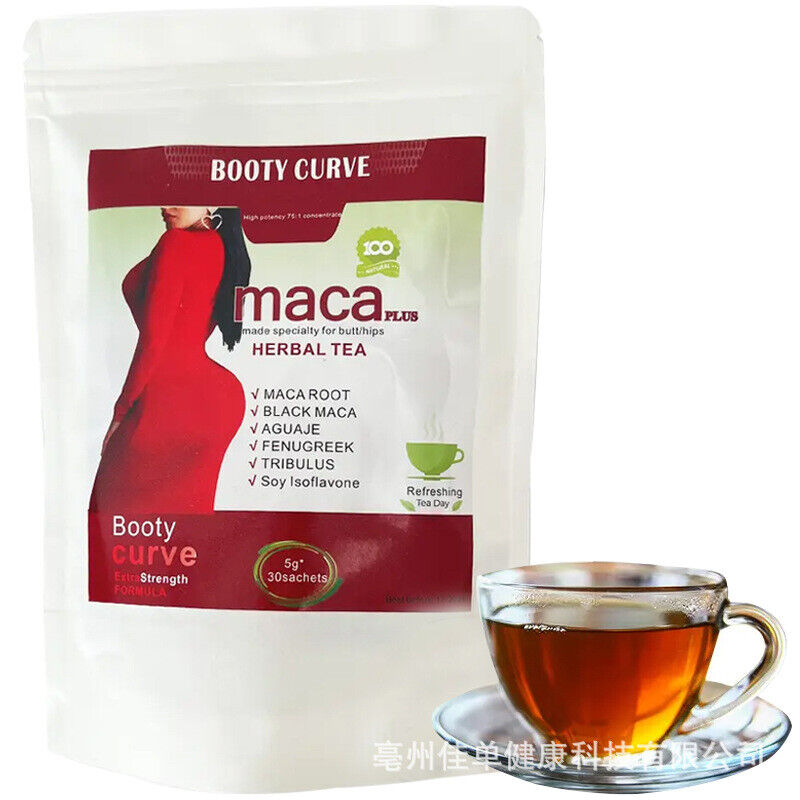 butt black maca fenugreek booty curve maca plus herbal tea
