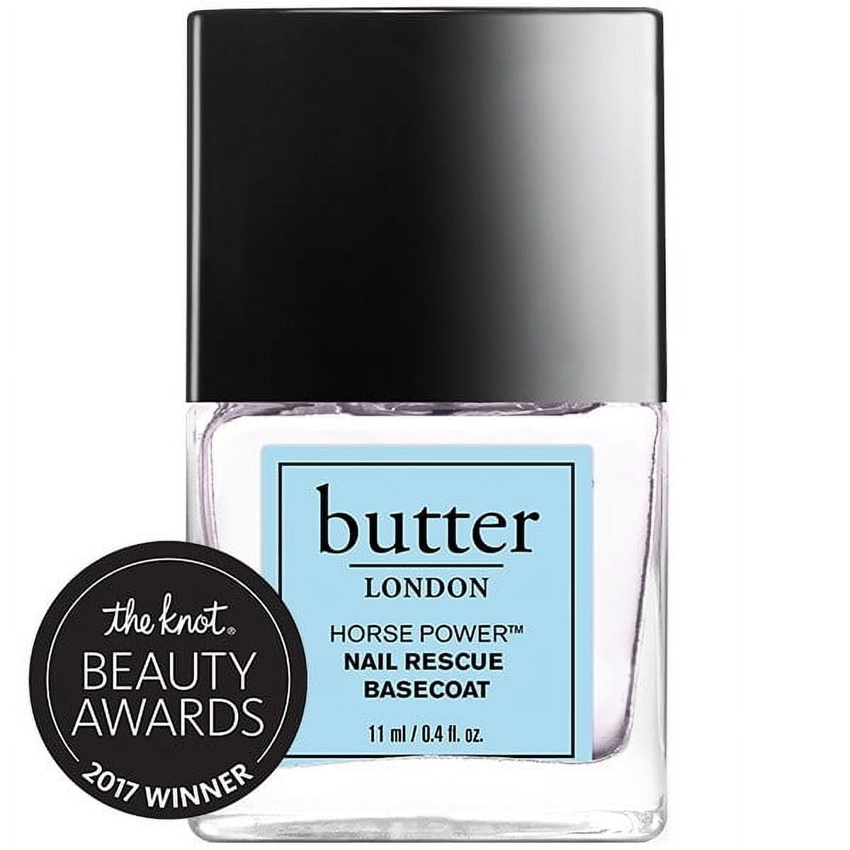 butter LONDON Horse Power Nail Rescue Strengthener Basecoat Nail Polish, 0.4 fl oz