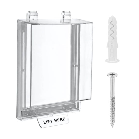 button protective Device High-strength plastic protective Device Manual call point guardrail Easy installation Waterproof and anti-misoperation