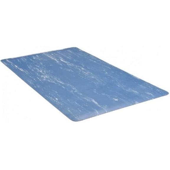 buyMATS 39-063-0908-30000500 3 x 5 ft. K-Marble Foot Anti-Microbial Vinyl Mat- Black & White