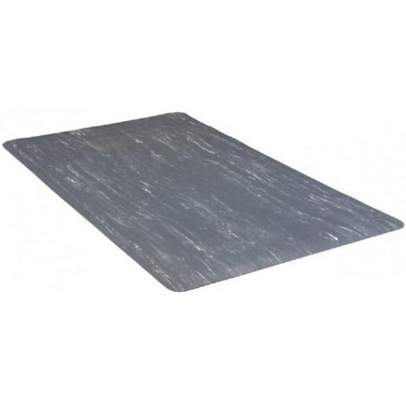 buyMATS 39-066-0500-01800030 1.5 x 2.5 ft. Marble Foot Rubber Mat, Blue