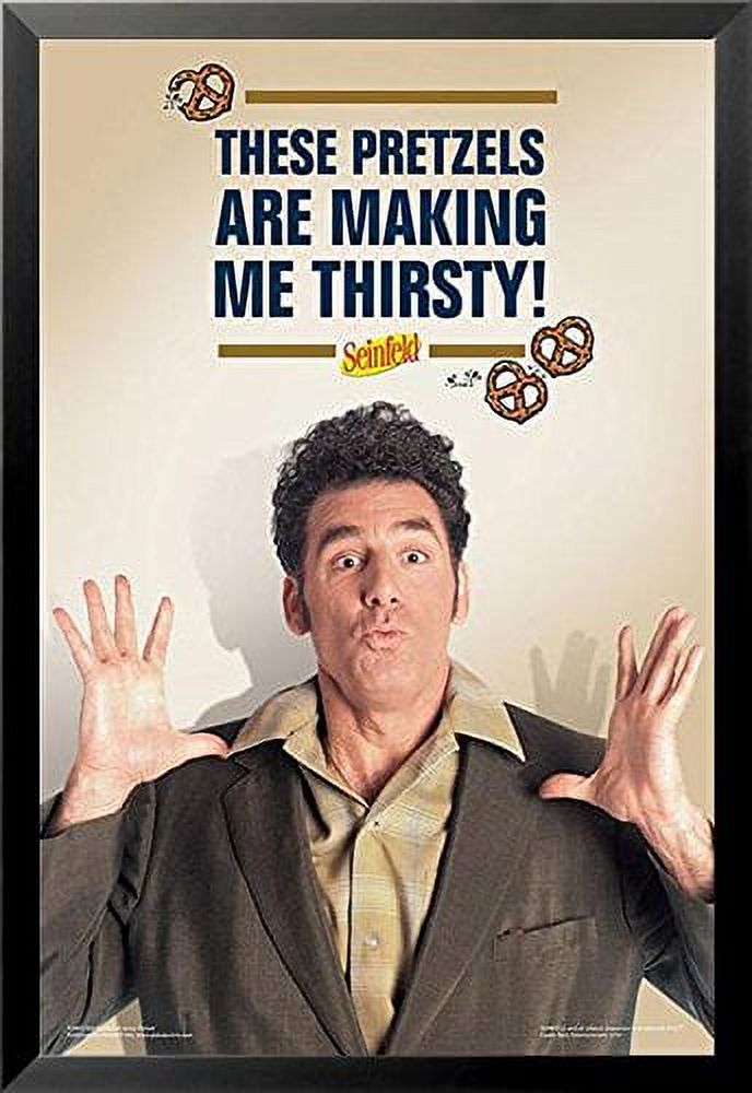 buyartforless Cosmo Kramer These Pretzels Are Making Me Thirsty