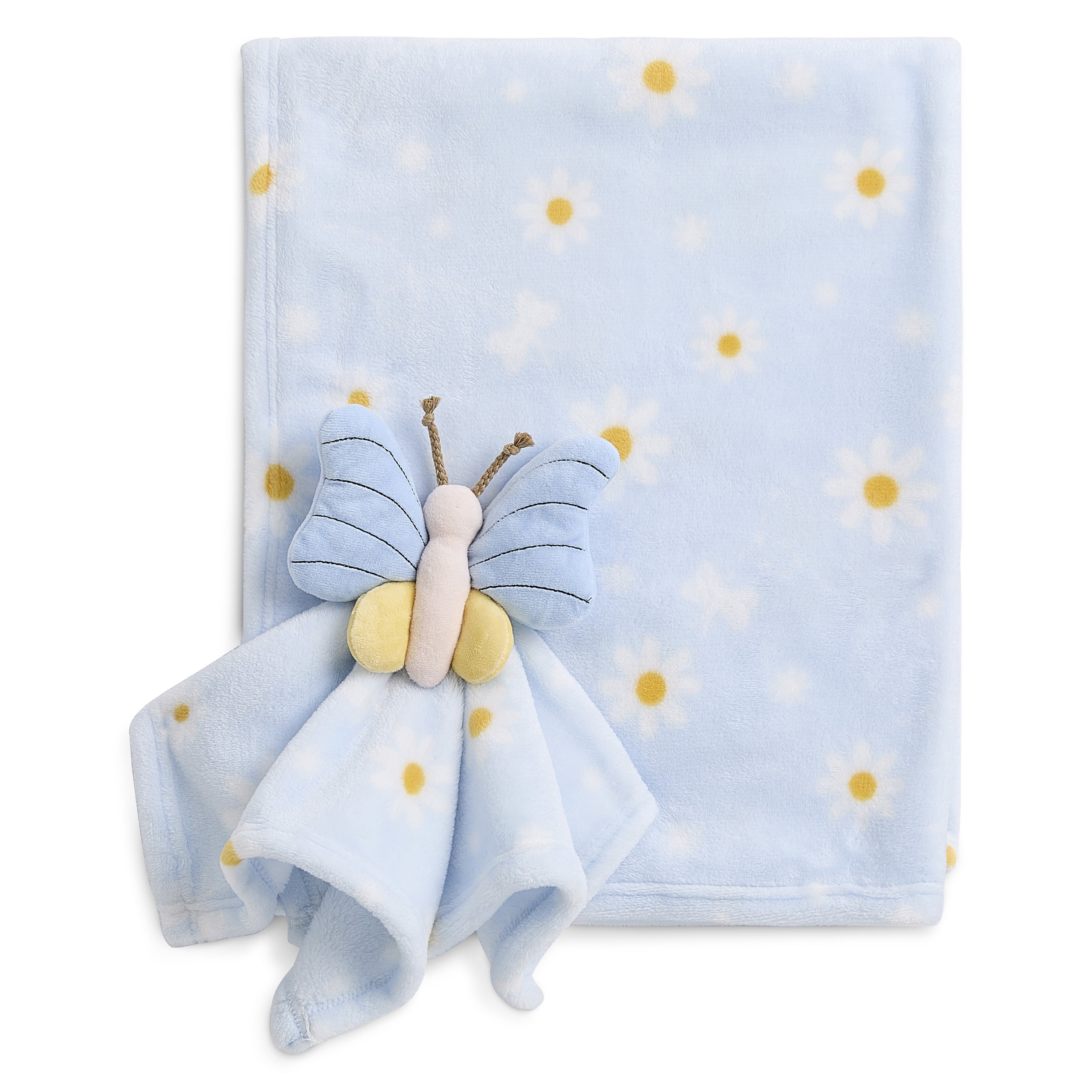 Evolur Secret Garden 2 pc Gift Set - Blanket with Lovey Garden Print