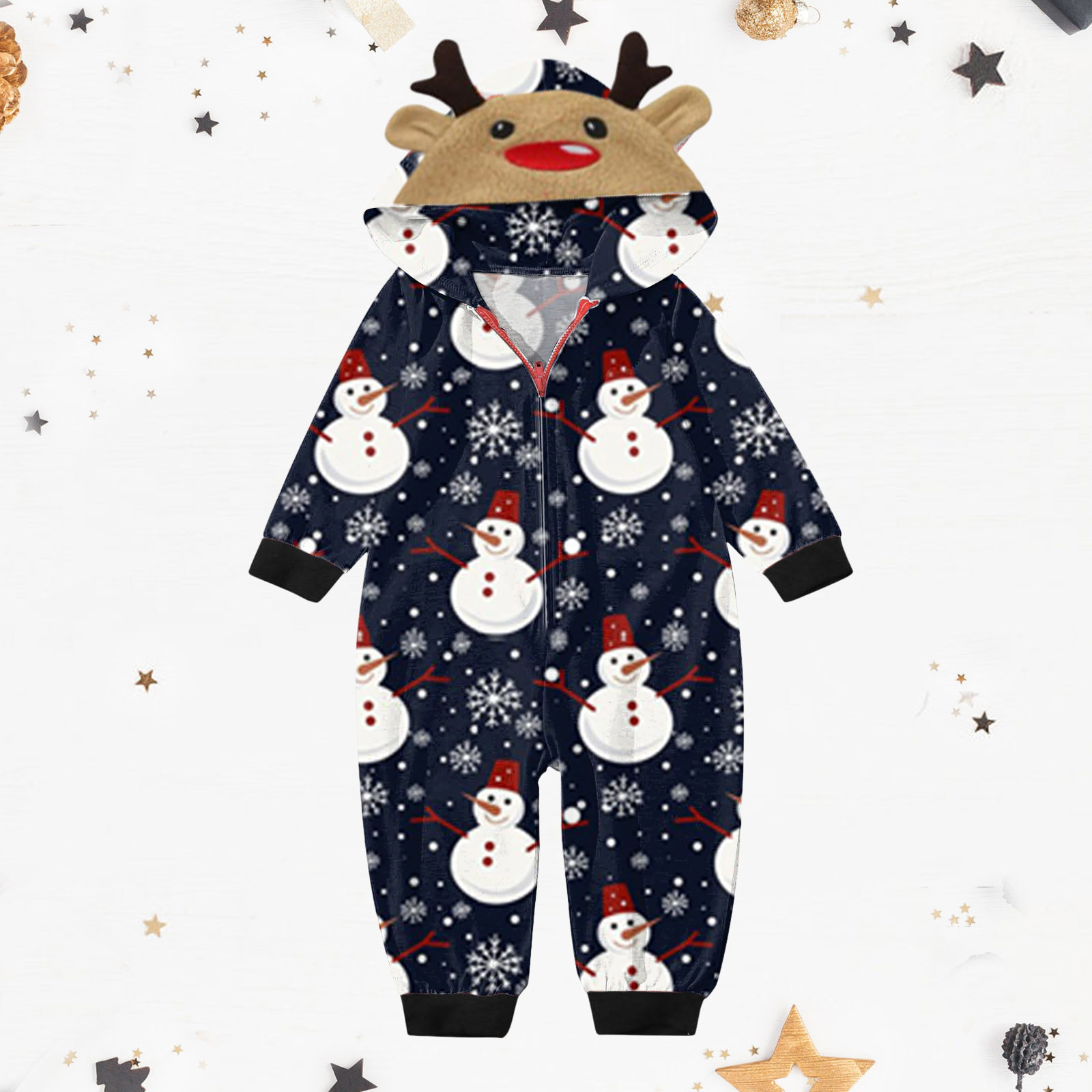 bvgfsahne 2023 Baby Christmas Pajamas Animal Baby Girl Pajamas Organic