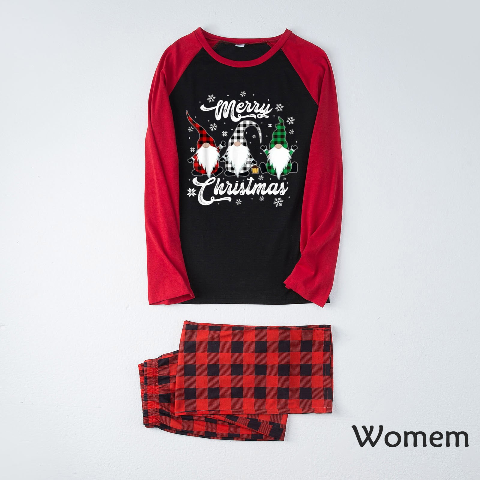 bvgfsahne 2023 Merry Christmas Pajamas Womens Christmas Pajamas Plaids