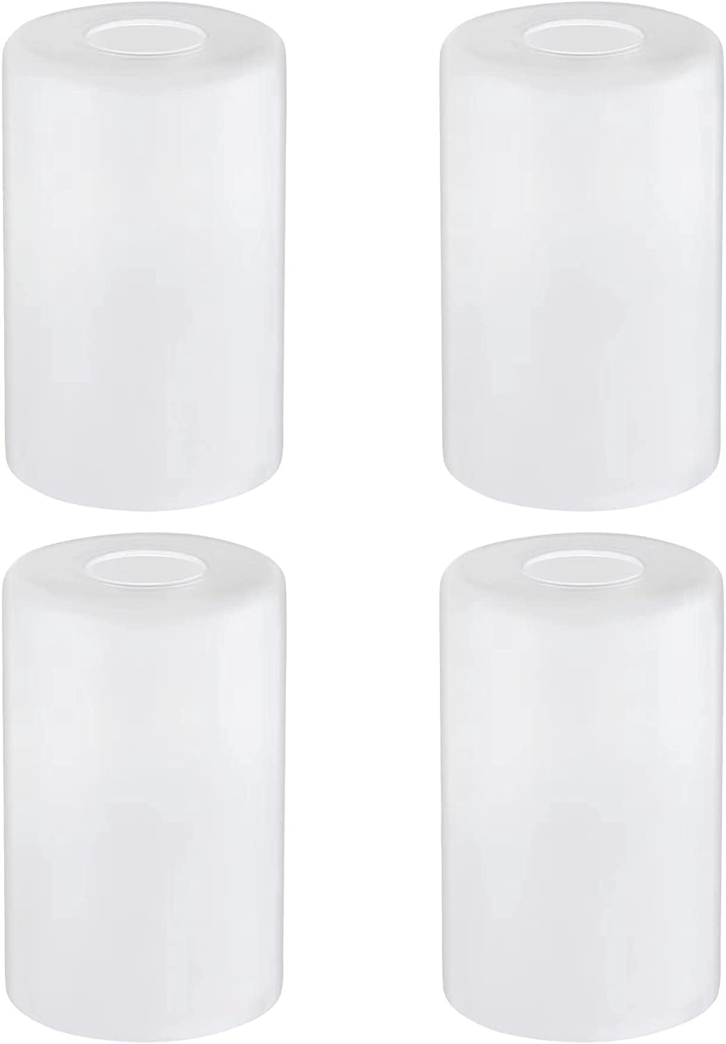 GoldSwift 3 Pack Clear Hammered Bell Shade Glass Lamp Shade Replacement - View #11