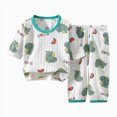 thumbnail image 1 of bwdbhd Kids Pajamas Sets Boys Girls 2-Piece Sleepwear Set Long Sleeve Casual Kids Clothes, 1 of 4