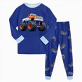 thumbnail image 1 of bwdbhd Toddler Boys Girls Pajamas Little Big Boy Girl Pajamas Sets Pjs Kids Jammies, 1 of 6