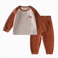 thumbnail image 1 of bwdbhd Toddler Pajamas Girl Boys' Pajamas 2-Piece Pjs Sleepwear Kids Cartoon Fall Winter Outfits, 1 of 7