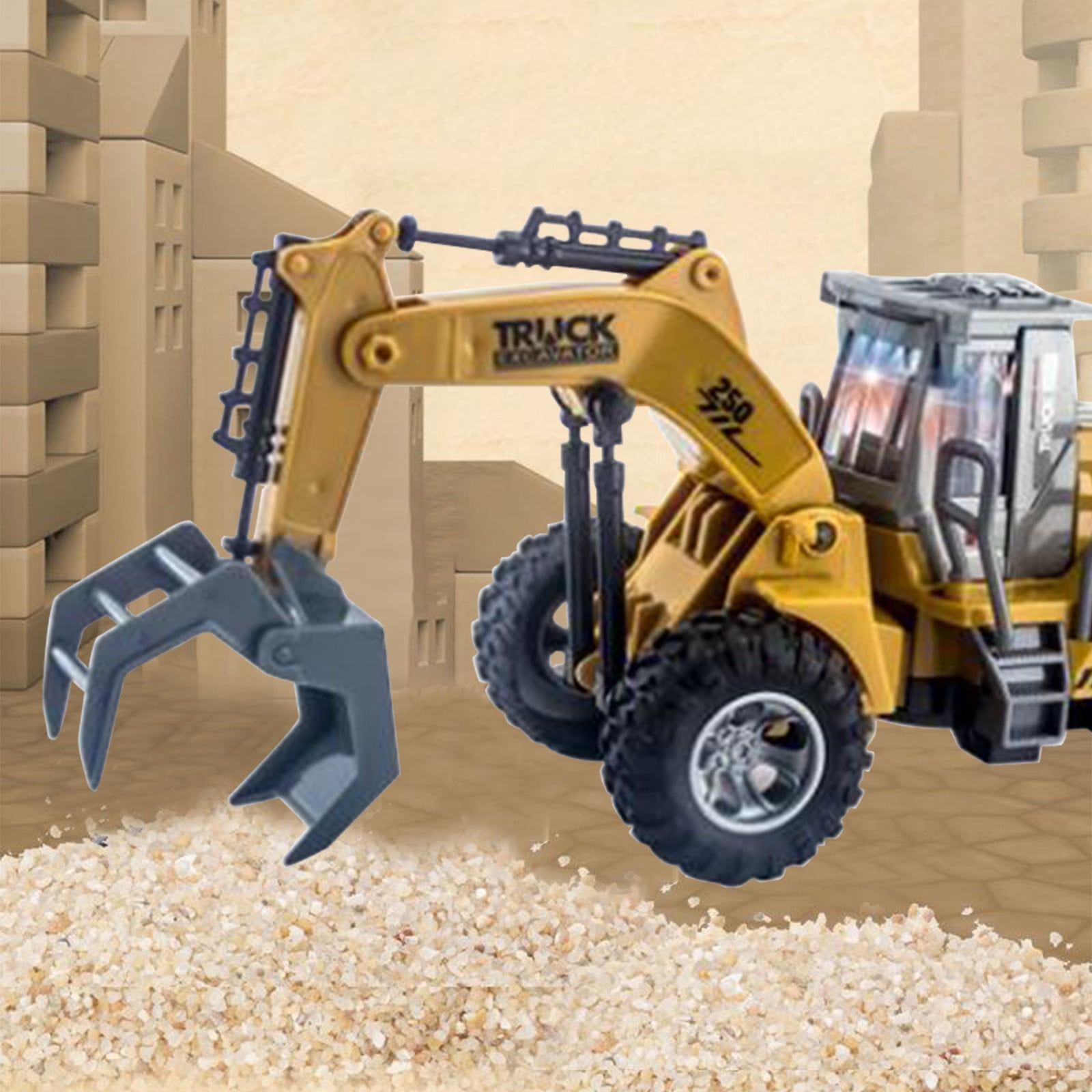 bxhwj 4-Channel Metal RC Wheel Loader - Remote Control Kids ...
