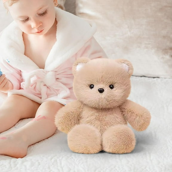 bxhwj Adorable Plush Animal Toys - Soft Huggable Stuffed Cat/Dog/Lamb, Cute Bedtime Companions & Nursery Decor, Gift for Kids Birthday/Christmas