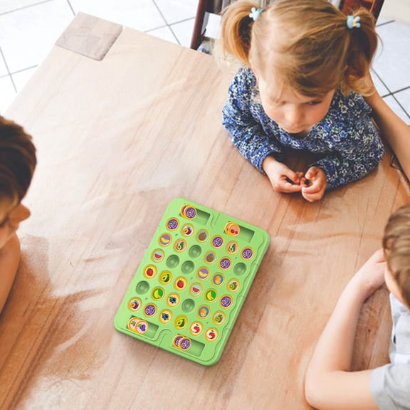 bxhwj Flip Game Desktop Puzzle, Educational Interactive Challenging Flip Game Desktop Puzzle, Observation Concentration Training Toy Parent Child Family Party Game Preschool Early Learning Gift