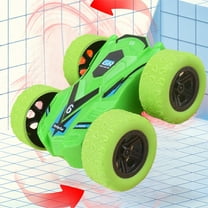 bxhwj Inertial Power Car for Boys, Double-Sided Friction Car, No Batteries, Flip Shock Car, Durable Kids Toy, Birthday Gift for Boys 3 , Educational Car Toy