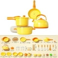 thumbnail image 1 of bxhwj Kids Kitchen Set, 38 PCS Pretend Play Cooking Toys with Realistic Utensils, Kids Kitchen Set, Educational Role Play Gift for Children Over 4 Years Old Learning, 1 of 8