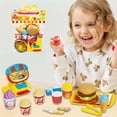 thumbnail image 1 of bxhwj Kids Pretend Play Kitchen Set with Pots Pans, Realistic Cooking Toys for Girls Boys Age 3-6, Educational Role Play Gift for Birthday Christmas, Dishwasher Safe, 1 of 6