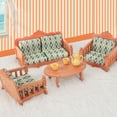 thumbnail image 1 of bxhwj Miniature Dollhouse Furniture Set, DIY Living Room Model with Sofa Table and Chairs, Tiny Home Decor for Pretend Play and Creative Role Playing Gift for Kids Boys Girls, 1 of 6