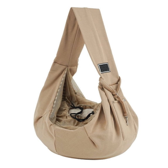 bxhwj Portable Foldable Mesh Pet Carrier Bag, Lightweight Breathable Crossbody Tote for Dogs and Cats, Adjustable Shoulder Strap and Safe Travel Storage for Outdoor Walks and Home Visits