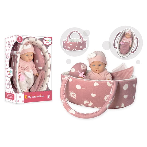 bxhwj Soothing Doll, Realistic Weighted Sensory Baby Doll with Anatomical Details, Lifelike Soft Vinyl Doll for Anxiety Relief and Play Therapy, Gift for Children & Adults