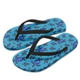 thumbnail image 1 of Psesaysky Kids Flip Flops Sea Turtles Blue Print Boys Girls Sandals Water Shoes Boys Girls Unisex-Child Beach Shoes Flip Flops Size 12.5, 1 of 7