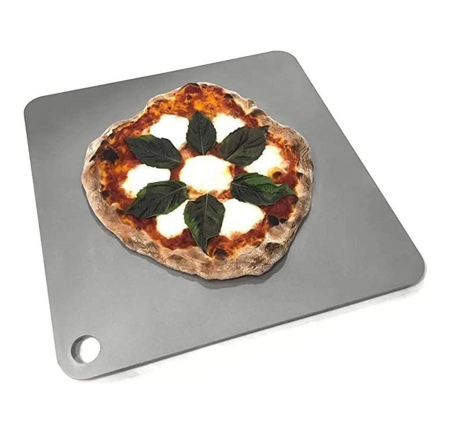 Deluxe Square Steel Pizza Plate 14" x 14"