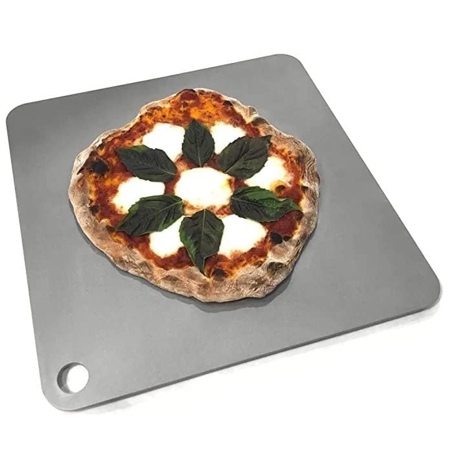 Deluxe Square Steel Pizza Plate 14" x 14"