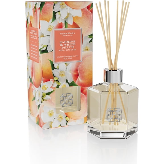 by SLATKIN + CO. Jasmine & White Peach Reed Stick Diffuser
