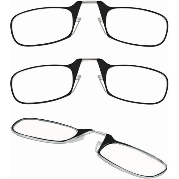 by ThinOptics Armless Reading Glasses Multi-Pack - Ultra-Thin, Lightweight Pocket Readers for Men & Women