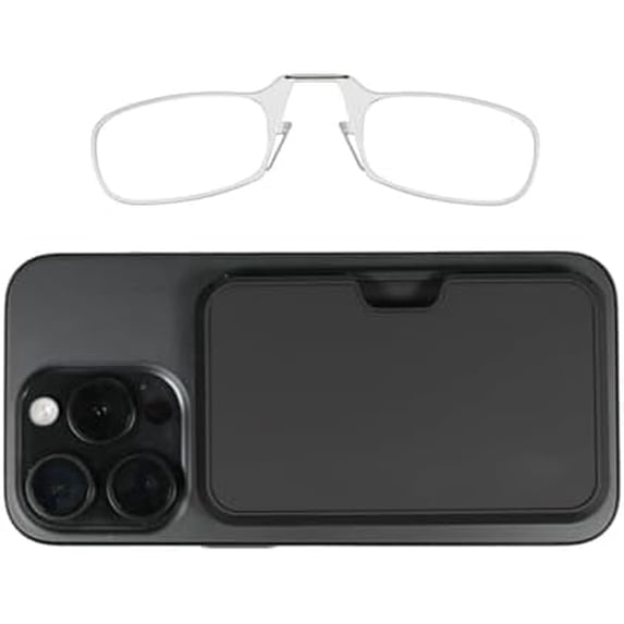 Slim Reading Glasses with Case that Sticks to Your Phone - Ultra-Thin Armless Pocket Readers