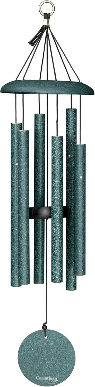 Corinthian Green Aluminum 27" Musical Wind Chime