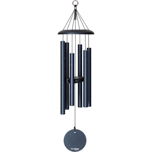by Wind River - 27 inch Midnight Blue Wind Chime for Patio, Backyard, Garden, and Outdoor Decor (Aluminum Chime) Made in The USA