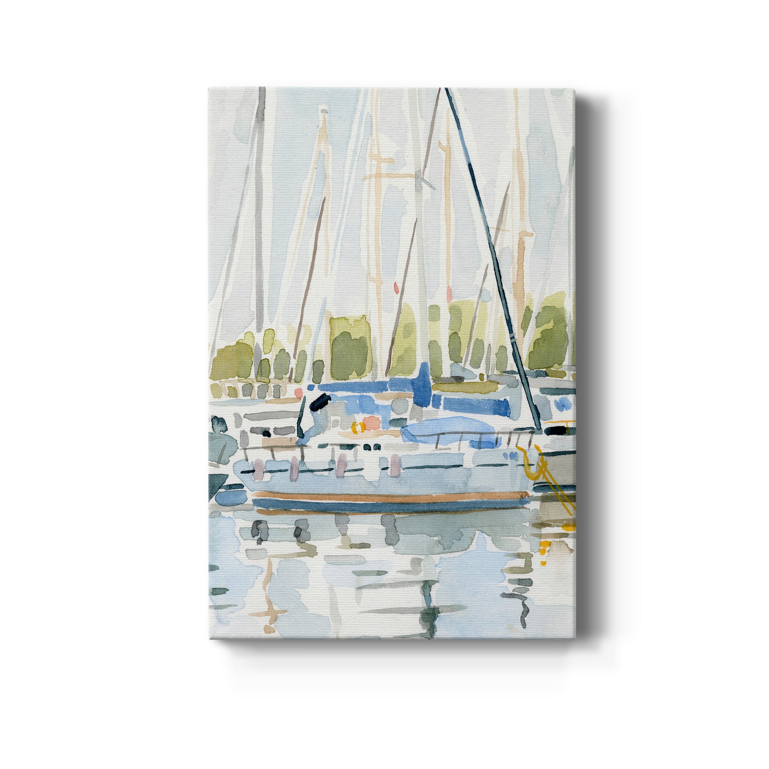By the Bay II Premium Gallery Wrapped Canvas - Ready to Hang