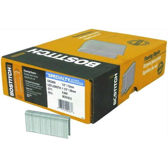 Bostitch Staples - 1-1/2 Inch Staple Size, 1/2 Inch Width - 1 Pack