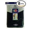 thumbnail image 1 of byFruit of the Loom Fruit Of The Loom Men's Big and Tall Size Super Value Athletic Shirt(Pack Of 8) (Black & Grey: Flex Hem, No Unravelling, X-Large), 1 of 1