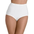 thumbnail image 1 of byHanes Hanes Women's Core Cotton Extended Size Brief Panty (Pack Of 5) (Creamy Cotton White, 10), 1 of 1