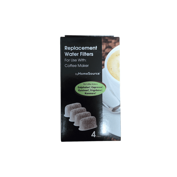 byHomeSource Coffee Water Filter with 4 Filters, Calphalon/Capresso/Cuisinart