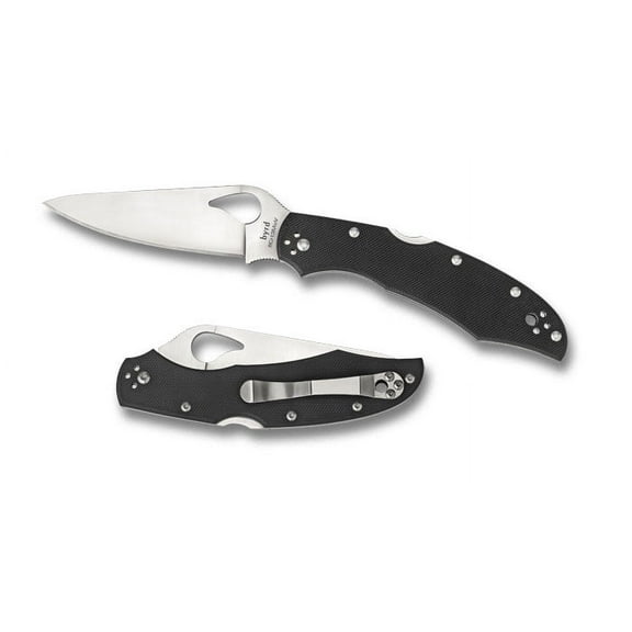byrd Cara Cara 2 Black G-10 PlainEdge Folding Knife