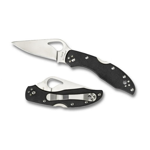 byrd Meadowlark 2 Black G-10 PlainEdge Folding Knife