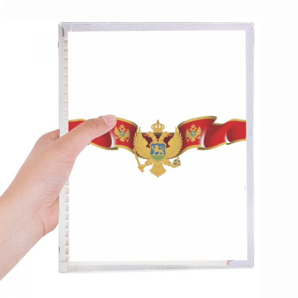 byzantine flag national emblem notebook loose diary refillable journal statiry
