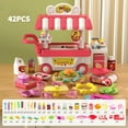 bzkewj Children's Simulated Barbecue Table Toy Set Highly Detailed
