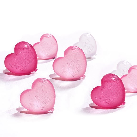 c 15 Pack Heart Shaped Reusable Ice Cubes Pure Water Reusable Ice Cubes for Drinks Whiskey Vodka Coffee