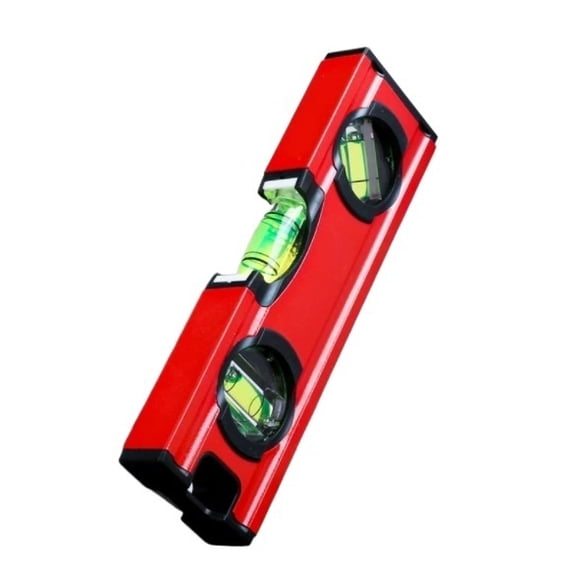 c 17cm Aluminum Alloy Magnetic Pocket Torpedo Level Tool with 3 Multi-Angle Bubble Vials for Woodworking, Construction, and Home DIY Projects
