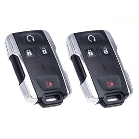 c 2Pcs Efficient Remote Key Fob 4 Buttons for Chevrolet Silverado 2014-2018 Built-in Chip, Fast Wireless Control