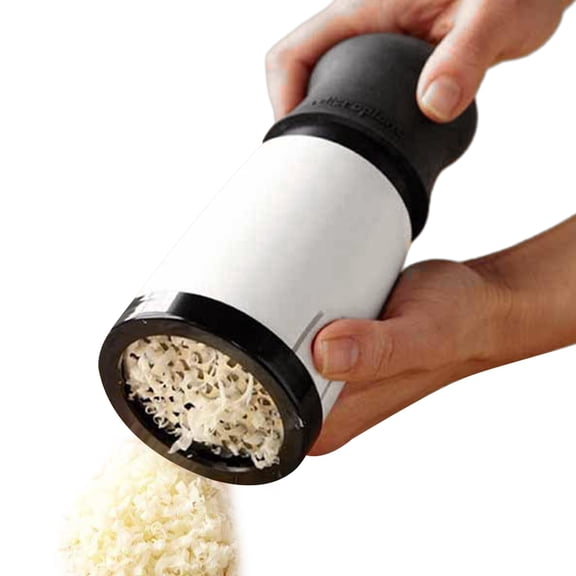 c Cheese Shredder Rotary, Stainless Steel Rotary Graters, Non-Slip Handheld RotaryCheese Grater, Multipurpose Parmesan Cheese Grinder, Kitchen Gadgets, for Kitchen, Dining Room