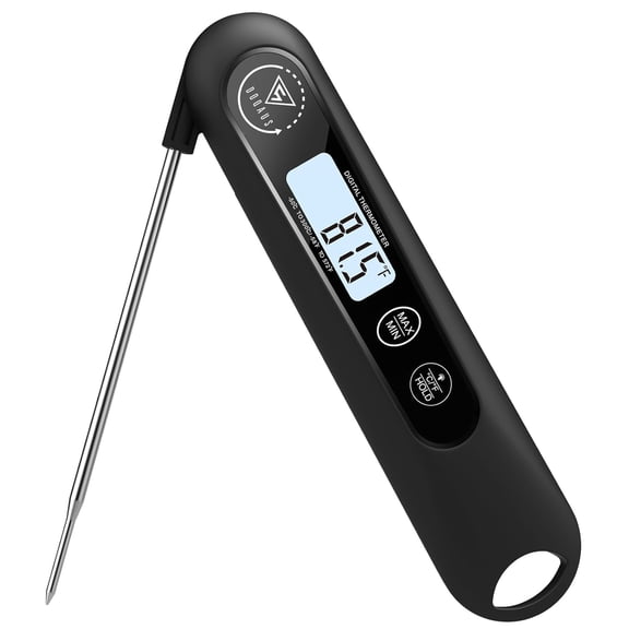 c Digital Instant-Read Meat Thermometer, Backlit Food Cooking Thermometer Probe for Kitchen, Temperature Probe for Turkey, Grill, BBQ, Baking, Bread, Sourdough