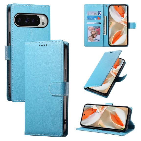 c For Google Pixel 8 Pro 8A Magnetic Closure PU Leather Folio Flip Phone Cover For Google Pixel 7Pro 7A 6A Etc