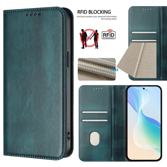 c For Google Pixel 9 /10 Pro XL Wallet Case with RFID Blocking Credit Card Holder,Leather Magnetic Phone Case